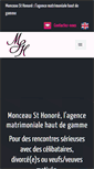 Mobile Screenshot of monceausthonore.com
