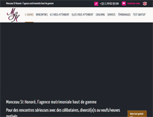 Tablet Screenshot of monceausthonore.com